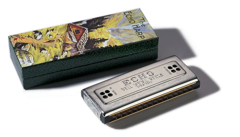 Hohner Echo 54 Harmonica (32 Hole Tremolo); Key Of C/G 3 Hohner Echo 54 Harmonica (32 Hole Tremolo); Key Of C/G