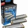Hohner BIG RIVER HARMONICA 3 PACK KEYS OF C, G, A -Hohner shop bigriver propack carton
