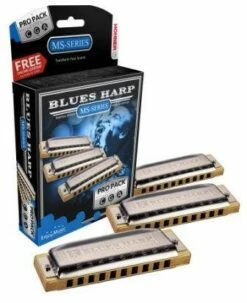 Hohner BLUES HARP 3 PACK KEYS OF C, G, A
