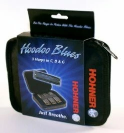 Hohner HOODOO HARP-THREE PAK KEYS OF G,C,D W/CASE