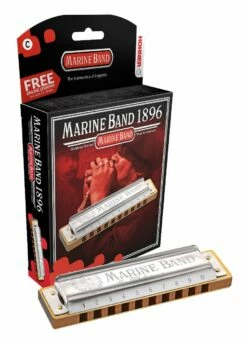 Hohner MARINE BAND RETAIL BOXED NATURAL MINOR KEY OF F#