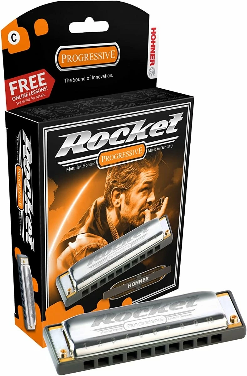Hohner Rocket Harmonica Boxed Key Of B 3 Hohner Rocket Harmonica Boxed Key Of B